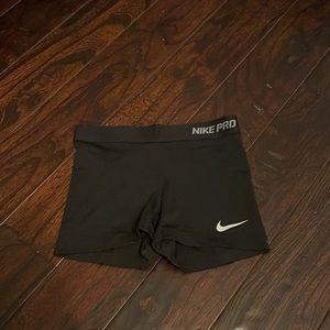 Nike pro dry fit spandex shorts